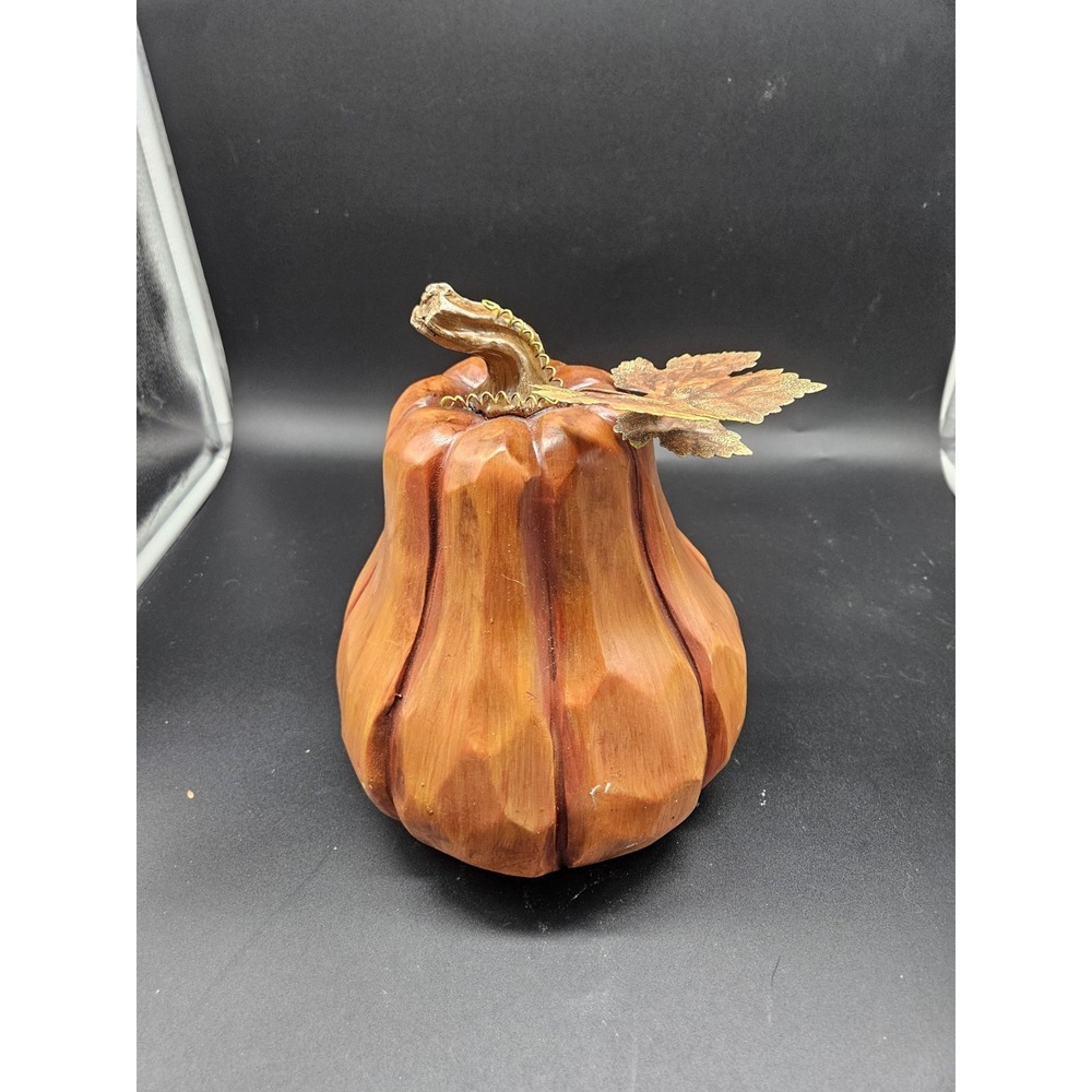 Large Resin Pumpkin Fall Decor Centerpiece